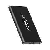 XT-XINTE Mini SATA SSD Drive Disk mSATA to USB 3.0 5Gbps External Portable Mobile Box Enclosure Case Aluminum Alloy Support 4TB for Laptop PC