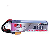 4pcs GNB 7.6V 450Mah 80C 2S HV 4.35V Lipo Battery with P4 1-6S XT30 Parallel Charging Board Fireproof Safe Guard for DIY FPV Racing Drone Cinewhoop