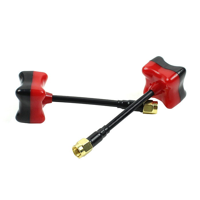 QWinOut 5.8GHz Circular Polarized Triumph FPV Antenna SMA RP-SMA 85mm for FPV Racing Quadcopter Video Glasses Goggles