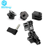 BGNING 180 Degree Swivel Arm, 1/4 Male Screw to Camera Slot Magic Arm Multi-Function Photography Combo for Dual Handheld Grip