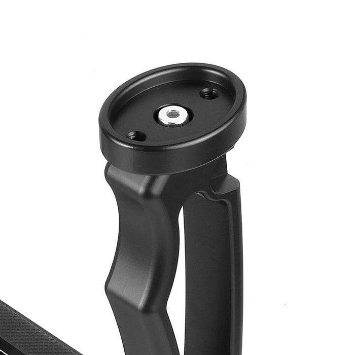 BGNING Aluminum Alloy Dual Hand-Hold Photography Diving Bracket Camera Housing Handle Tray Adjustable Double Hand Grip Bracket For GoPro13 / DSLR Camera Action Camera Underwater Accessery