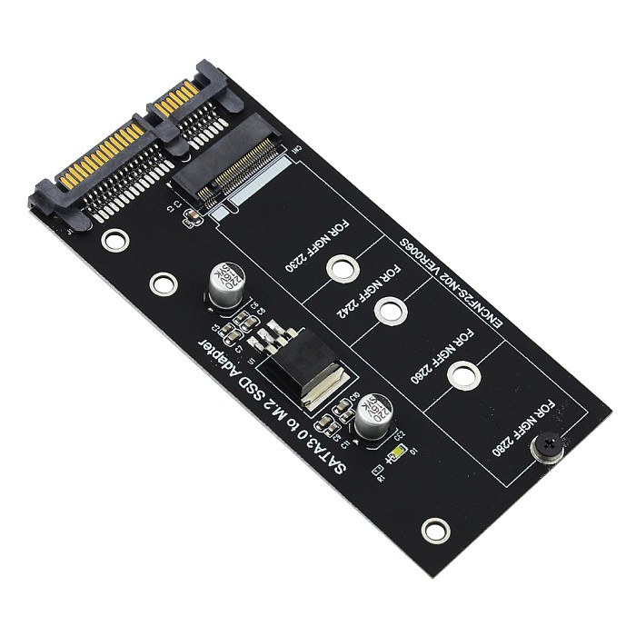 XT-XINTE H1111Z Add to NGFF Card M.2 M2 SATA3 Raiser M.2 to SATA Adapter SSD M2 to SATA Adapter B Expansion Card Suppor 30/42/60/80 mm