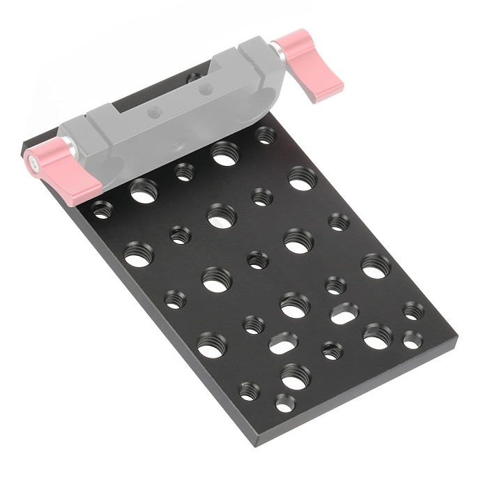 BGNING Aluminum Alloy Photography Extension Cheese Board 1/4 3/8 Multi-Screw Converter Board Camera Mounting Platform Board For SLR Canon 5D2 5D3 5D4 Sony Nikon 