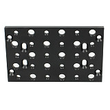 BGNING Aluminum Alloy Photography Extension Cheese Board 1/4 3/8 Multi-Screw Converter Board Camera Mounting Platform Board For SLR Canon 5D2 5D3 5D4 Sony Nikon 