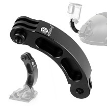 BGNING Aluminum Short Bend Rod Extension Rod Extension Arm Helmet Stand Extension Bend For GOPRO/SJCAM/Millet/Darjiang and Other Sports Cameras 