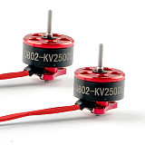 Happymodel 2pcs SE0802 0802 1-2S Brushless Motor 1.0mm 22000KV 25000KV 0.8mm 14000KV Shaft Diameter Mini Motors for Indoor FPV Racing Drones