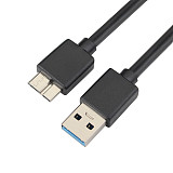 XT-XINTE USB 3.0 2.0 Type A Micro B Mini USB 10Pin Cable USB3.1 Type C Fast Data Sync Cord Extension Male M-M 30cm for SSD HDD Enclosure
