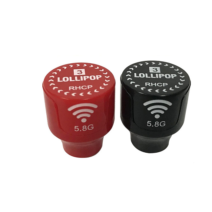 JMT Lollipop 3 Stubby 5.8GHz 2.5Dbi RHCP/LHCP SMA RP-SMA FPV Antenna Mushroom 5.8g Antenna for FPV RC Racing Helicopter Drone Model