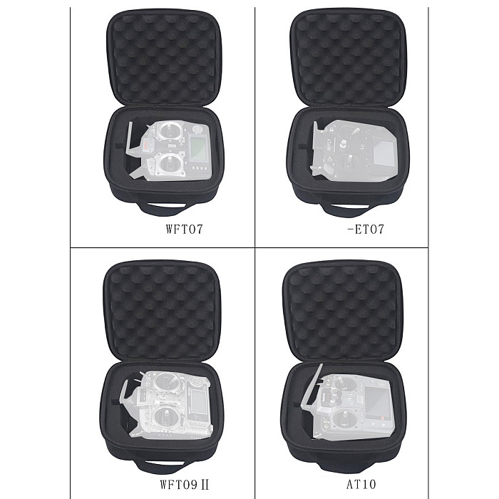 JMT Universal Nylon Remote Controller Storage Bag Portable Case for FrSky X9D WFT07/09S ET07 Radiolink AT9S Flysky Radio Controller