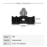 BGNING SLR Camera Cable Clamp Lock for Sony A7R4 A7RIII A7II Cage Quick Release L Plate Bracket Fix Clip Adapter for Nikon Photography