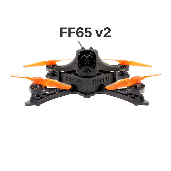 HBFPV FF65 V2 65mm 2.5 Inch 4S Toothpick FPV Racing Drone PNP / BNF with F4 FC OSD 12A Blheli_S ESC 1103 7000KV Motor RunCam Nano2 Camera VTX