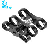 BGNING Aluminum Alloy Outdoor Waterproof Flashlight Clip Diving Photography Fill Light Combo Suitable for Cycling Diving SLR Sports Camera