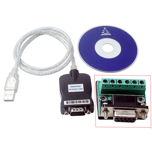 XT-XINTE USB 2.0 to RS485 RS-485 DB9 COM Serial Port Device Converter Adapter Cable High Speed PL2303 USB2.0 5Mbp Cord 70cm Dropship