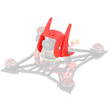 QWinOut 3D Print TPU Camera Mount 3D Printed Camera Holder 3D Printing Protective Shell for 19mm FPV Camera Mount Larva X RC Drone FPV Racer