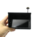 JMT 5.8G 48CH 4.3 Inch LCD Screen FPV Monitor With 14DBI High Gain Mushroom FPV Antenna RP-SMA for FPV Racing Drone Quadcopter