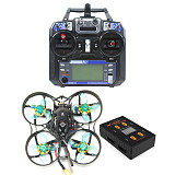 GEELANG ANGER 75X Whoop 3-4S FPV Racing Drone Quadcopter RTF with Flysky FS-i6 Remote Controller XT30 Parallel Charging Board
