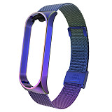 FCLUO Metal Milanese Wrist Band for Mi Band 4 3 Strap Smart Bracelet Accessories for Xiaomi mi band Stainless Steel Buckle Version