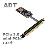 ADT-Link PCI-E x16 To miniPCIe Extension Cord Adapter Cable gen3 8G/bps PCIe x16 mini PCIe For Wireless Card