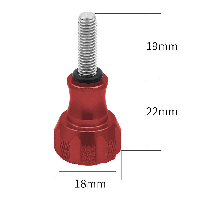 BGNing 1pack of 3pcs 1 Long + 2 Short Colorful CNC Aluminum Bolt Nut Screw for GoPro Hero 7 6 5 3+ 4 SJ4000 EKEN YI 2 4K Mount
