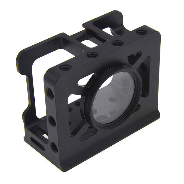 Sony Rx0 Protective Cage with 37mm Lens and Sunshade - Silver main image 1