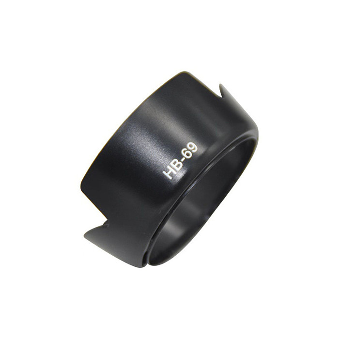 BGNing HB-69 Lens Hood for Nikon AF-S DX 18-55MM F / Lens Protector EW-54 for Canon EOS M SLR E11-55MM Black Flower Shape Cover