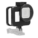 BGNing Aluminum Protection Frame Camera Cage for GoPro Hero 8 Black with 52mm UV Lens Filter Protector Cover Housing Case Mount