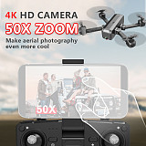 Feichao 4K Drone SG706 1080P HD Dual Camera Wide Angle WIFI FPV Selfie Foldable RC Quadcopter Optical Flow Helicopter VS XS809S Drone Toy