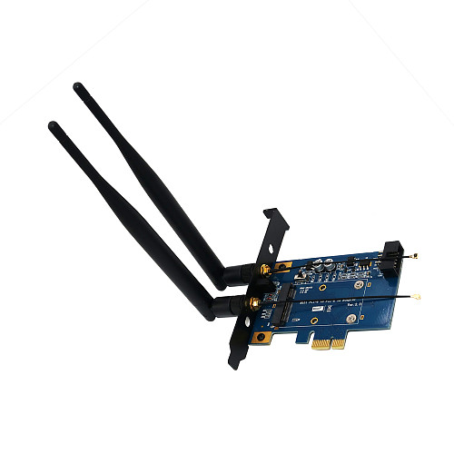 US$ 11.89 - XT-XINTE PCI-E WiFi Adapter PCIE Wifi Bluetooth Adapter Mini PCI  Express to PCIE X1 Network Card for Mini PCI E Wifi 3G/4G/LTE + SIM Slot -  m.