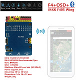 JMT F405WING F405 STM32F405 Flight Controller Built-in OSD Bluetooth INAVOSD MPU6000 BMP280 For Airplane Fly Wing Fixed Wing Drone