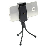BGNING Mini Tripod Camera Stand Desktop Tripod with Mobile Stand Holder Clip Adapter for 56-85mm Smart Cell Phone