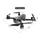 Feichao Mini Foldable Drone with Dual Camera 1080P 4K HD WiFi FPV Optical Flow RC Quadcopter KF607 VS SG106 XS816 Selfie Dron Toys Gift
