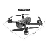 Feichao Mini Foldable Drone with Dual Camera 1080P 4K HD WiFi FPV Optical Flow RC Quadcopter KF607 VS SG106 XS816 Selfie Dron Toys Gift