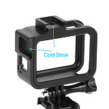 BGNing Aluminum Protection Frame Border Camera Cage for GoPro Hero 8 Black Metal Shell Housing Case with Cold Shoe Base Mount