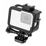BGNing Aluminum Protection Frame Border Camera Cage for GoPro Hero 8 Black Metal Shell Housing Case with Cold Shoe Base Mount