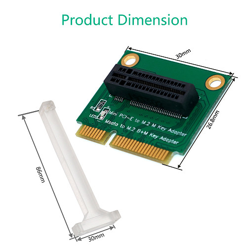 Us 6 Xt Xinte M2 Ssd Adapter M Key M 2 Pci E Nvme Ssd To Mini Pci E Card Or B M Key M 2 Ngff Sata Bus Ssd To Msata Card Converter Adapter M Xt Xinte Com