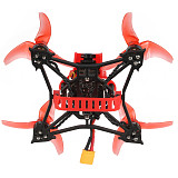 QWinOut T100 DIY Indoor FPV Racing Drone Kit with Skyzone 02X FPV Goggles Razer Micro 1200TVL FPV Camera