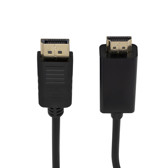FCLUO Large Displayport Adapter Cable DP Male to HDMI Male Cable 1.8m / 3M