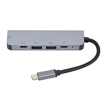 FCLUO 5 in 1 Type-c hub + HDMI (30HZ) + USB3.0 * 2 + PD charging + USB C