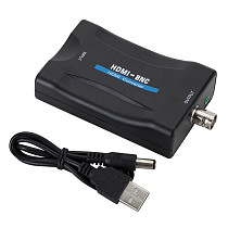 FCLUO HDMI to BNC Video Converter Compatible with PAL / NTSC