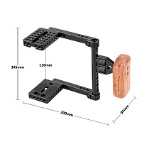 BGNING Portable Stabilizer for Bunny Cage SLR camera rabbit cage for Canon 80D Nikon D7000 Sony A99