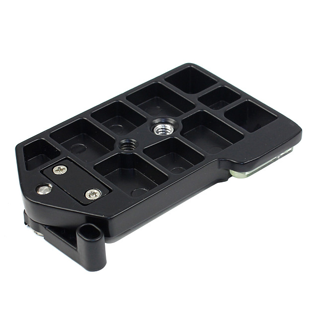 BGNING ​Quick Release Plate DSLR Camera Lens Flat Tripod 1/4  Screw Flat Monopod Quick Release Clamp Adapter Photo Accessory QRA-635L