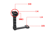 BGNING Dual Handle Gimbal Grip with Quick Release Plate for DJI Ronin S Zhiyun 2 crane stabilizer