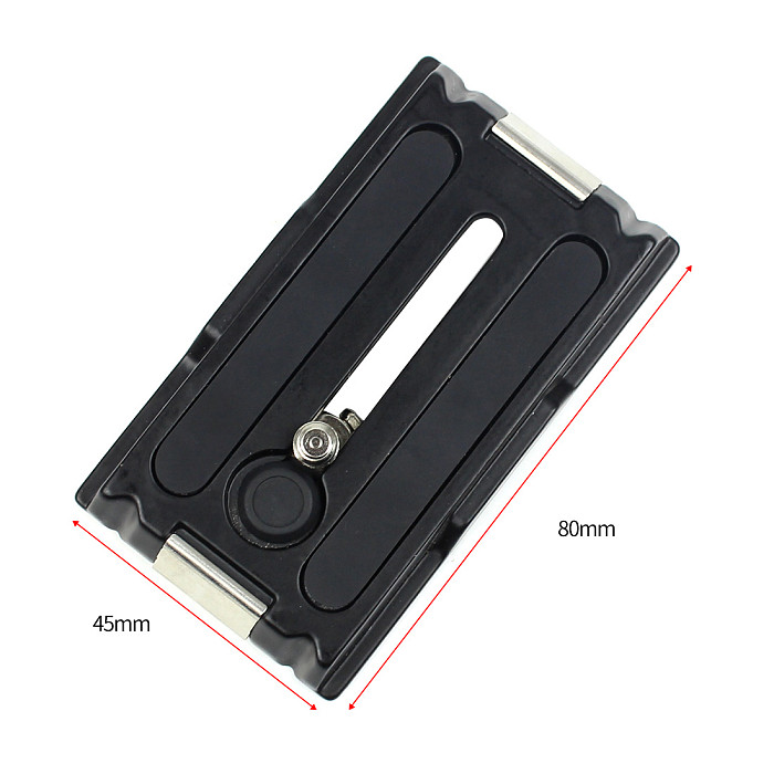 BGNING ​Quick Release Plate DSLR Camera Lens Flat Tripod 1/4  Screw Flat Monopod Quick Release Clamp Adapter Photo Accessory QRA-635L