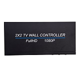 XT-XINTE 4 Channel Full HD 1080P TV Wall Controller 2x2 4x1 for HDMI V1.4 1080p TV Image Splicing Screen DC 12V Video Wall Controller