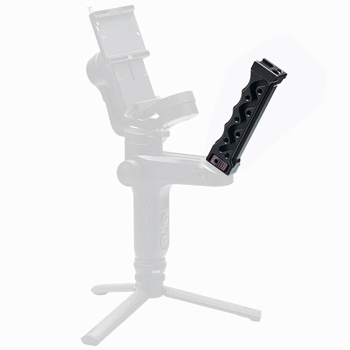 BGNING Aluminum 1/4 Inch Handle Grip with Cold Shoe Mount for Zhiyun Weebill Lab