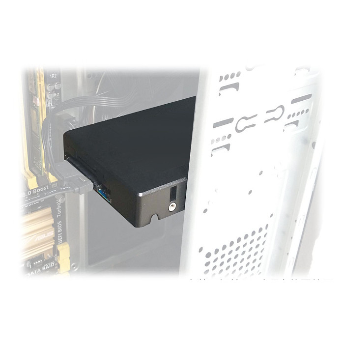  XT-XINTE 2.5  to 3.5  Hard Disk Drive Adapter Converter Mounting Frame Tray Compatible with SATA/IDE/SAS Interface For 7/9.5/12.5mm HDD