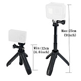 BGNing Mini Adjustable Tabletop Tripod Mount Pocket Selfie Stick Holder Camera Support with 60m Waterproof Case for Gorpo Hero 8
