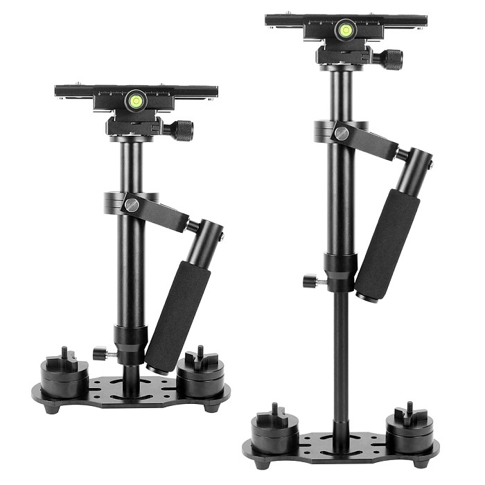 BGNing Aluminum Handheld Stabilizer Adjustable Mount for Phone DV AEE DSLR Video Camera Shooting Shake Shock Bracket Support 1KG
