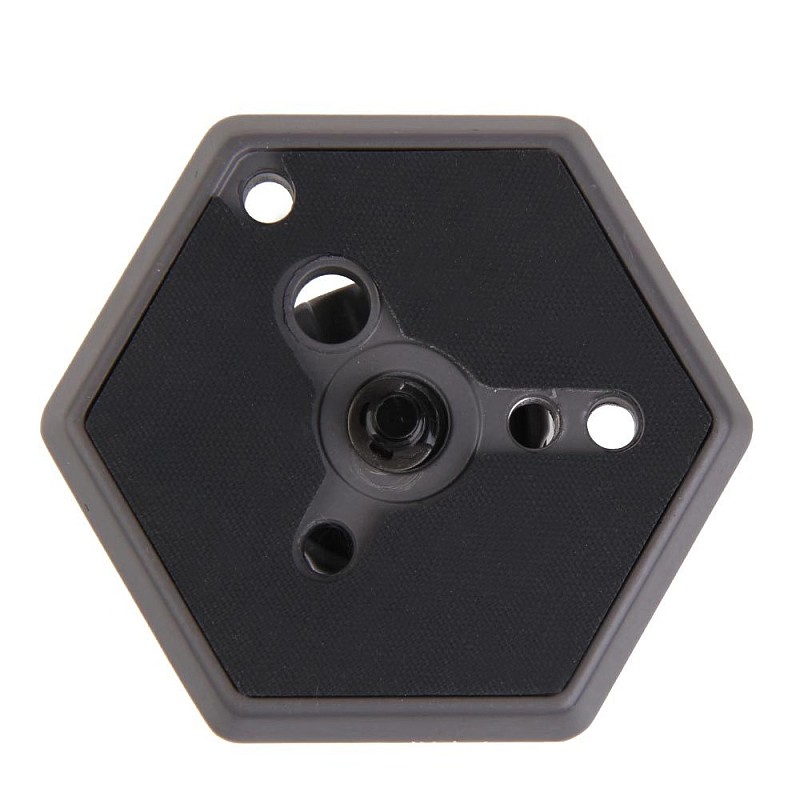BGNing Hexagonal Quick Release Plate 1/4  Edge Screw for Manfrotto 030-14 030-38 RC0 3063 Studio photo Accessories