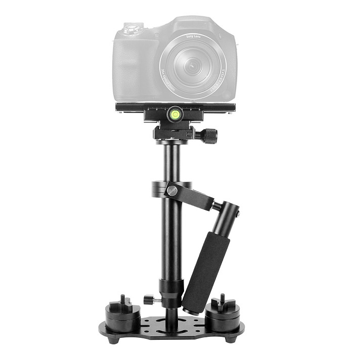 BGNing Aluminum Handheld Stabilizer Adjustable Mount for Phone DV AEE DSLR Video Camera Shooting Shake Shock Bracket Support 1KG